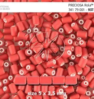 Preciosa Rola Beads 93730 5x3.5mm 3.5 Oz