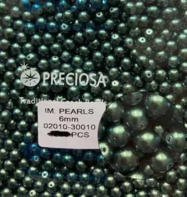 Preciosa Pearl Beads 6mm 02010-30010 100 Pcs