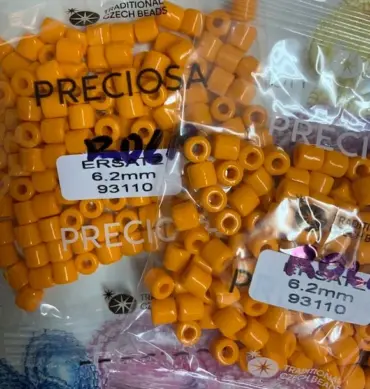 Preciosa Rola Beads 93110 6.2mm 3.5 Oz