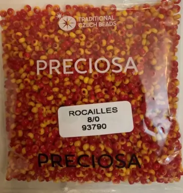 Preciosa Round Seed Beads 93790 8/0 3.5 Oz