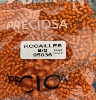 Preciosa Round Seed Beads 95036 8/0  3.5 Oz