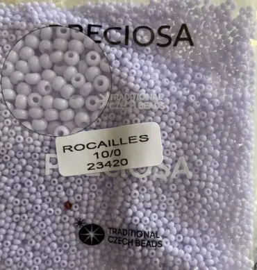Preciosa Round Seed Beads 23420 10/0 3.5 Oz
