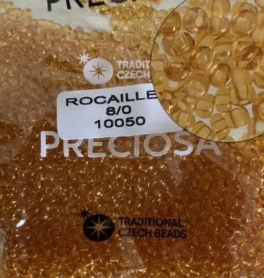 Preciosa Round Seed Beads 10050 8/0 3.5 Oz