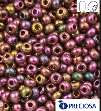 Preciosa Round Seed Beads 19195 6/0 3.5 Oz