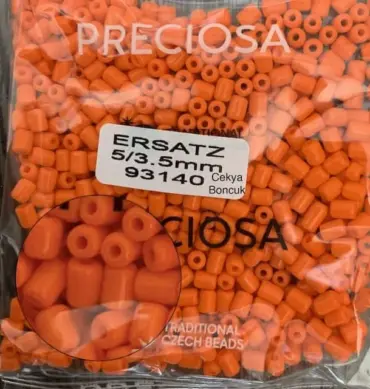 Preciosa Rola Beads 93140 5x3.5mm 3.5 Oz