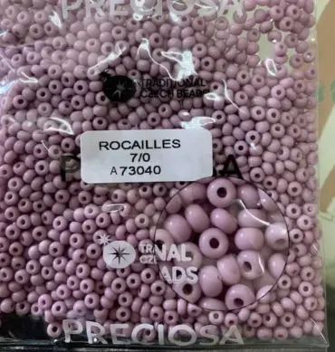 Preciosa Round Seed Beads 73040A 7/0 3.5 Oz
