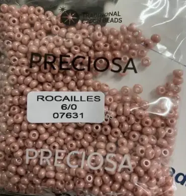 Preciosa Round Seed Beads 07631 6/0  3.5 Oz