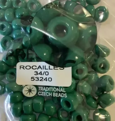 Preciosa Round Seed Beads 53240 34/0 3.5 Oz