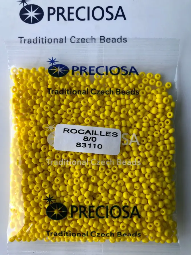 Preciosa Round Seed Beads 83110 8/0 3.5 Oz