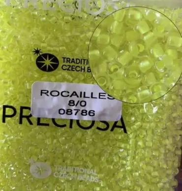 Preciosa Round Seed Beads 08786 8/0 3.5 Oz