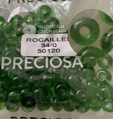 Preciosa Round Seed Beads 50120 34/0 3.5 Oz