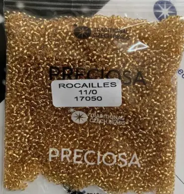Preciosa Round Seed Beads 17050 11/0  3.5 Oz