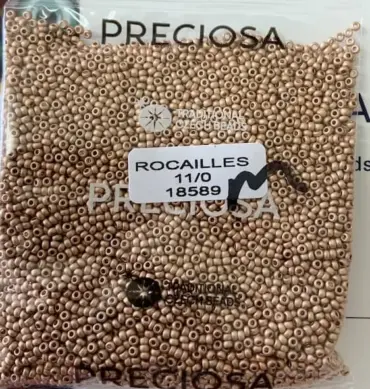 Preciosa Round Seed Beads 18589 11/0 3.5 Oz Matte