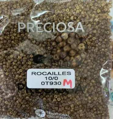 Preciosa Round Seed Beads 0T930 10/0 3.5 Oz Matte