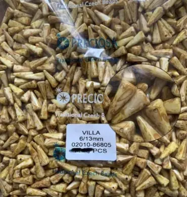 Preciosa Villa Beads 1.76 Oz 6/13mm 02010-86805 100 Pcs