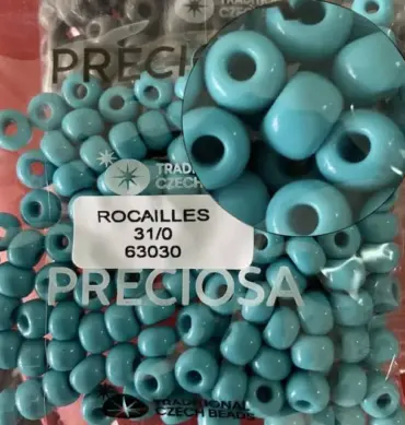 Preciosa Round Seed Beads 63030 31/0 3.5 Oz