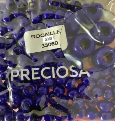 Preciosa Round Seed Beads 33060 33/0 3.5 Oz