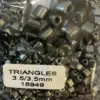Preciosa Triangle Beads 18949 3.5x3.5mm 3.5 oz - Image 5