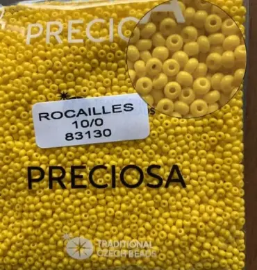 Preciosa Round Seed Beads 83130 10/0 3.5 Oz