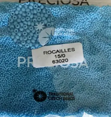 Preciosa Round Seed Beads 63020 15/0 3.5 Oz