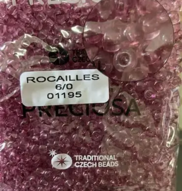 Preciosa Round Seed Beads 01195 6/0 3.5 Oz