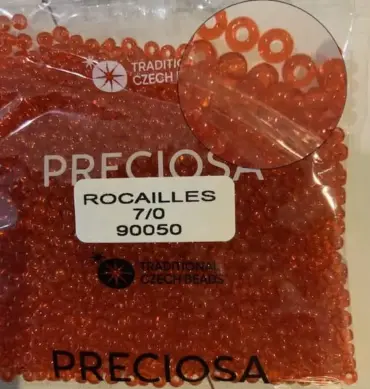 Preciosa Round Seed Beads 90050 7/0 3.5 Oz