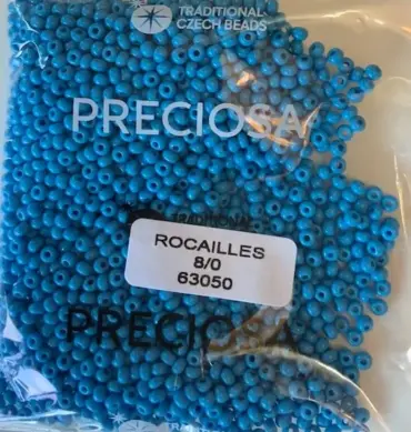 Preciosa Round Seed Beads 63050 8/0 3.5 Oz