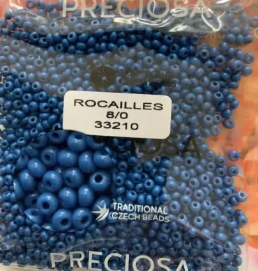 Preciosa Round Seed Beads 33210 8/0  3.5 Oz