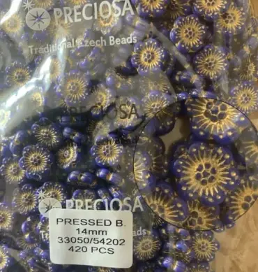 Preciosa Flower Beads 33050-54202 14mm 25 Pcs