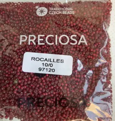 Preciosa Round Seed Beads 97120 10/0 3.5 Oz Matte
