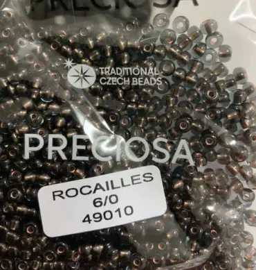 Preciosa Round Seed Beads 49010 6/0 3.5 Oz