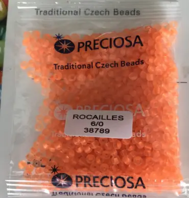 Preciosa Round Seed Beads 38789 6/0 3.5 Oz Matte