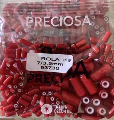 Preciosa Rola Beads 93730 7x3.5mm 1.76 Oz