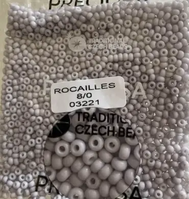 Preciosa Round Seed Beads 03221 8/0 3.5 Oz