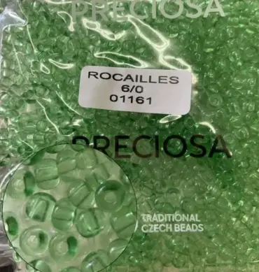 Preciosa Round Seed Beads 01161 6/0 3.5 Oz