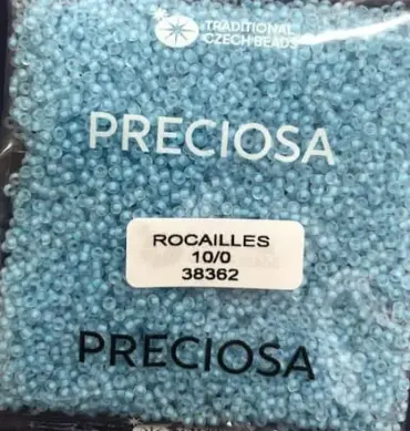 Preciosa Round Seed Beads 38362 10/0 3.5 Oz Matte