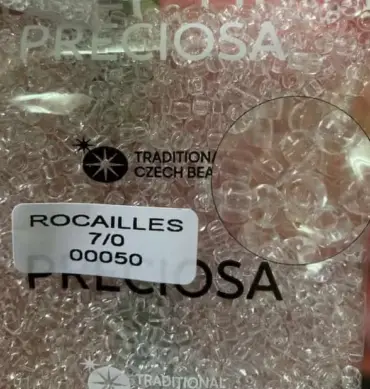 Preciosa Round Seed Beads 00050 7/0 3.5 Oz