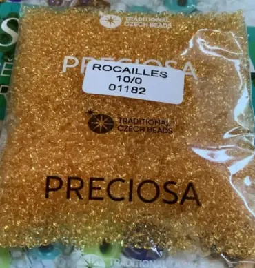 Preciosa Round Seed Beads 01182 10/0 3.5 Oz