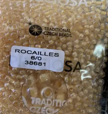Preciosa Round Seed Beads 38681 6/0  3.5 Oz