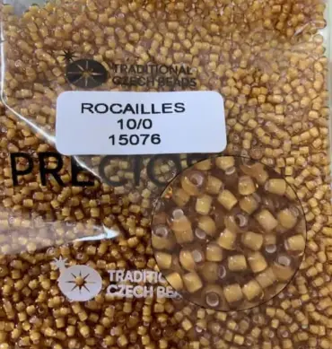 Preciosa Round Seed Beads 15076 10/0 3.5 Oz