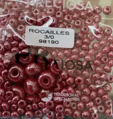 Preciosa Round Seed Beads 98190 3/0 3.5 Oz