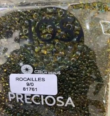 Preciosa Round Seed Beads 81761 9/0 3.5 Oz