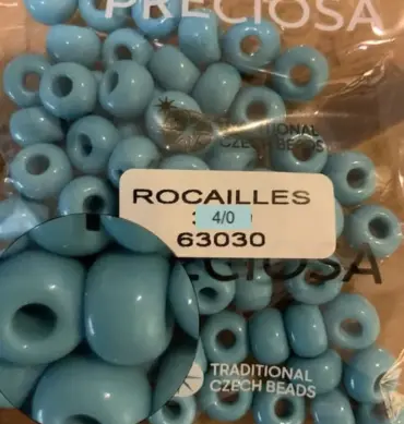 Preciosa Round Seed Beads 63030 4/0 3.5 Oz