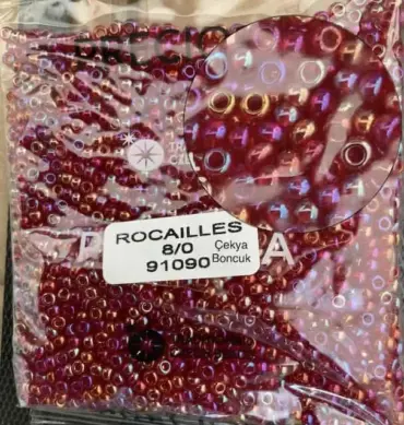 Preciosa Round Seed Beads 91090 8/0 3.5 Oz