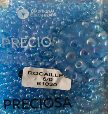 Preciosa Round Seed Beads 61030 6/0 3.5 Oz