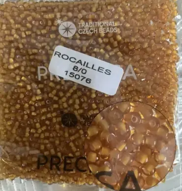 Preciosa Round Seed Beads 15076 8/0 3.5 Oz