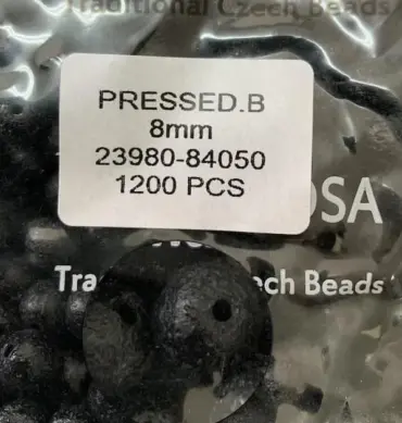 Preciosa Pressed Beads Round 23980-84050 8mm 200 Pcs