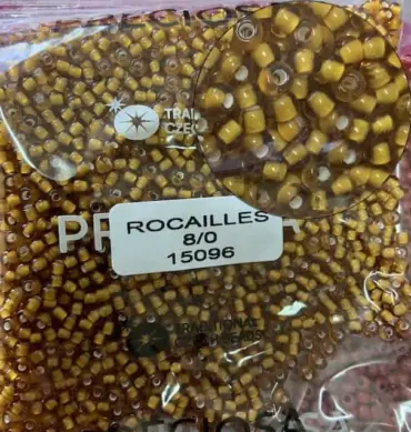 Preciosa Round Seed Beads 15096 8/0 3.5 Oz