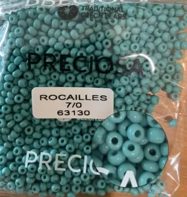 Preciosa Round Seed Beads 63130 7/0 3.5 Oz