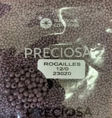 Preciosa Round Seed Beads 23020 12/0 3.5 Oz